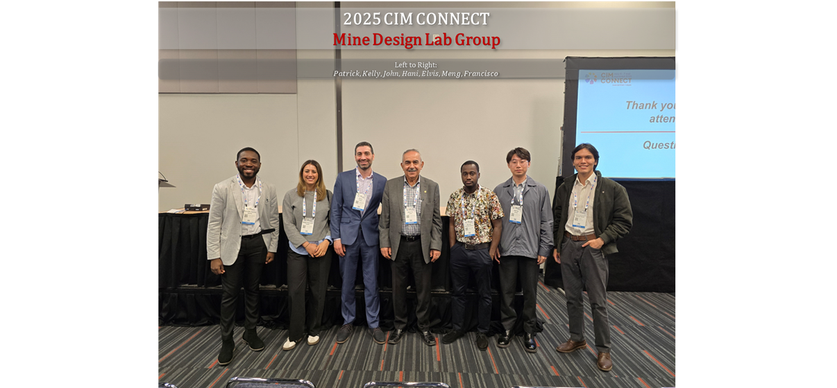 CIM CONNECT 2025 - Mine Design Lab
