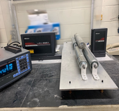 Apparatus of rock core diameter measurement